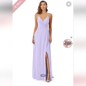 Azazie Davis Bridesmaid Dress (Lilac)